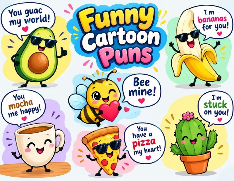 Cartoon puns