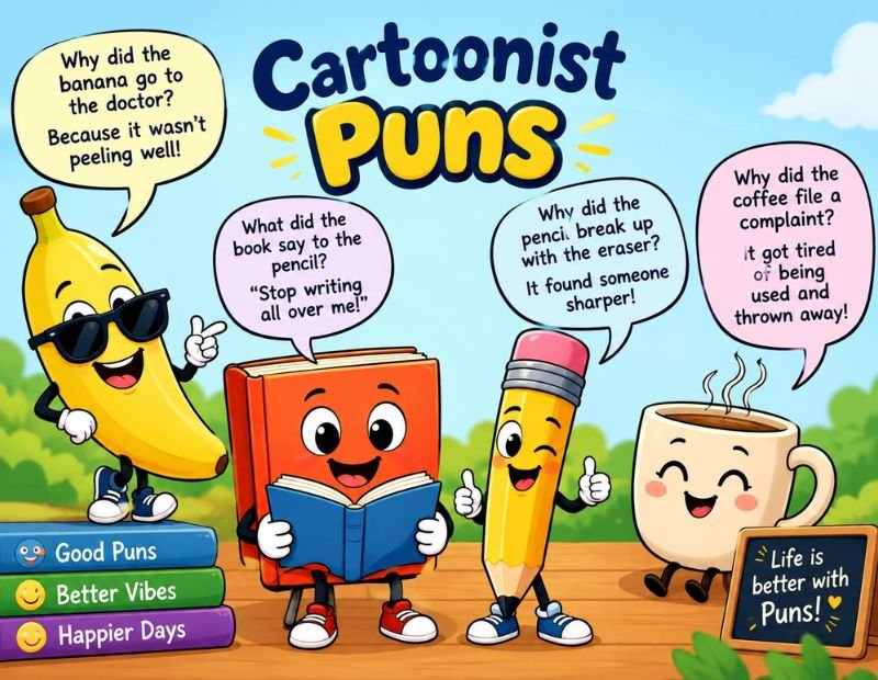 Cartoon puns