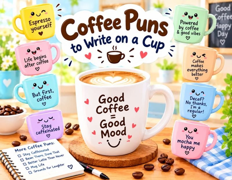 Coffee puns