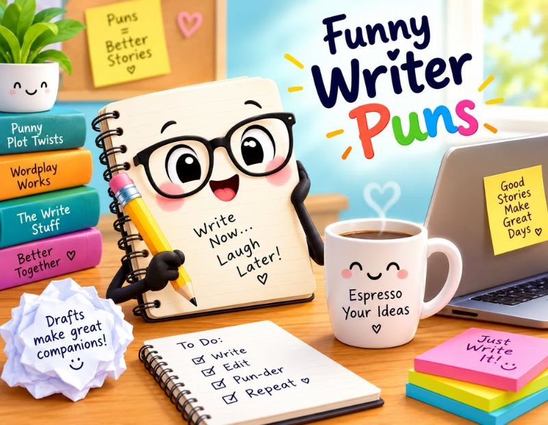 Writer puns