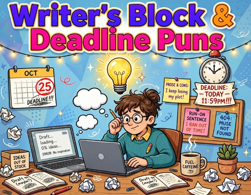 Writer puns